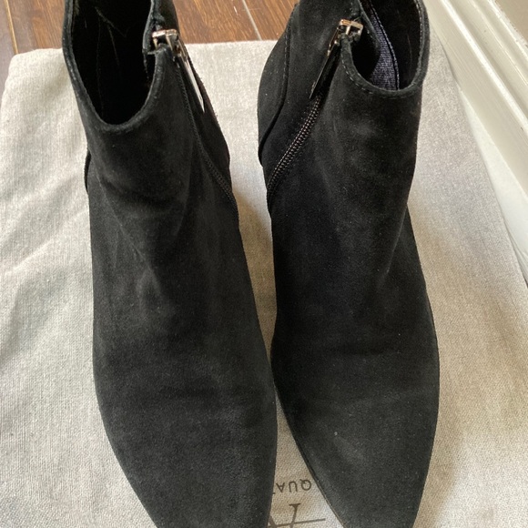 Aquatalia weatherproof suede ankle boots - Picture 3 of 8